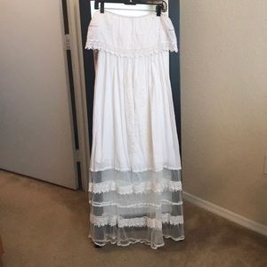 Beautiful white summertime dress